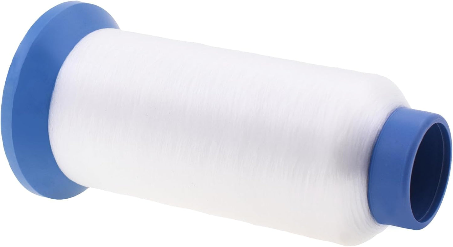 Mandala Crafts 4 Pack of Serger Threads Cones Spools - 0.1mm 22860 Yards Polyester Clear Threads for Sergers Machine and Overlock Quilting Sewing Machine