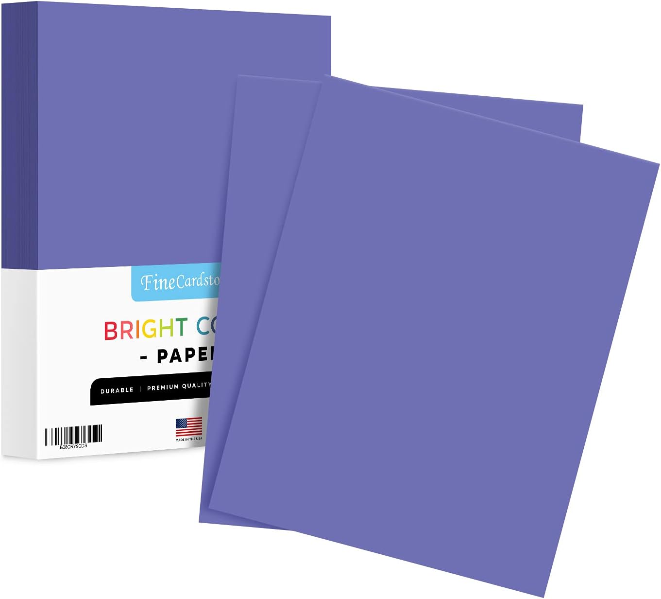 8.5 x 11" Ultra Grape Color Paper Smooth, for School, Office & Home Supplies, Holiday Crafting, Arts & Crafts | Acid & Lignin Free | Regular 20lb Paper - 100 Sheets