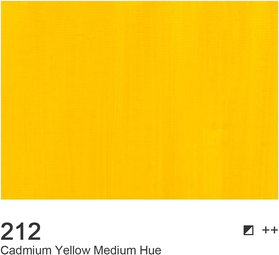 AUREUO Cadmium Yellow Medium Hue Acrylic Paint, 4 Fl Oz / 120ml Single Tube, Rich Pigment Art Craft Paints for Canvas, Rocks, Wood, Ceramic, Fabric