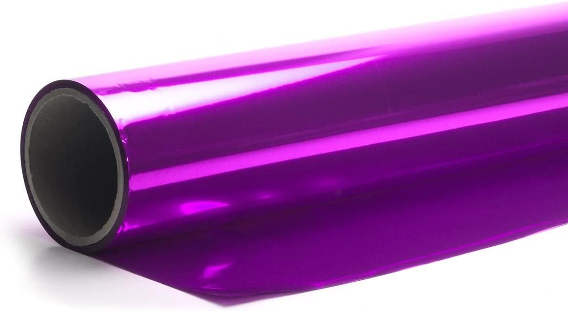 Anderson's Purple Shiny Metallic PVC Roll: 47" x 100' Flame-Resistant Event Decor for Weddings, Parties, Photo Booths, Gift Wrap, Table Covers, Backdrops, Crafts & Holiday Decorations