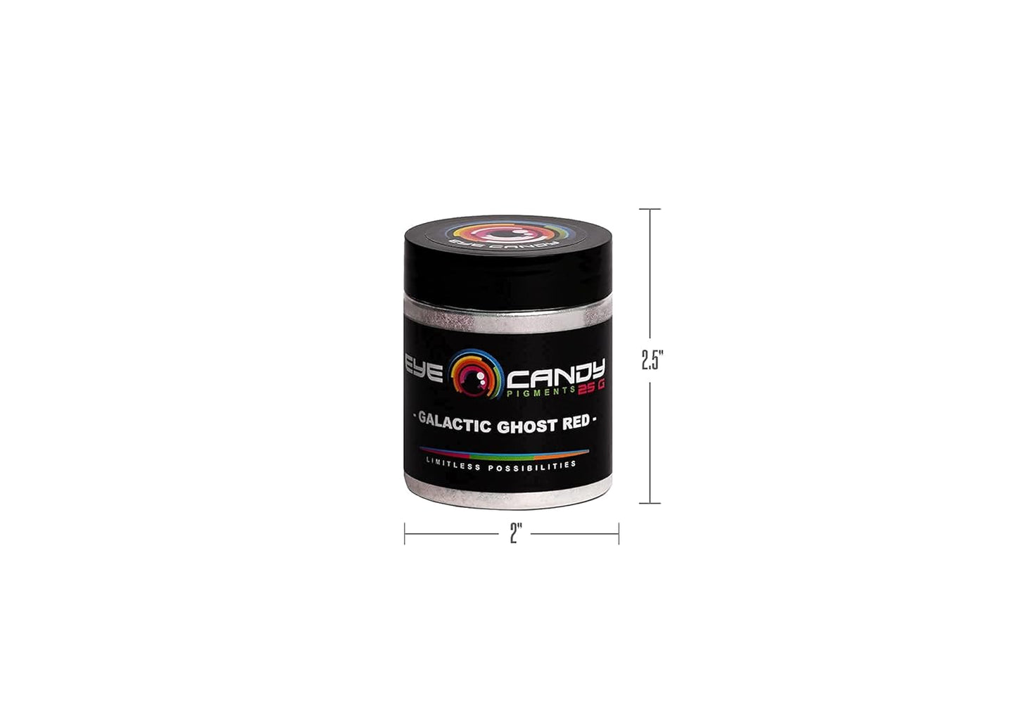 Eye Candy Premium Mica Powder Pigment “Galactic Ghost Red” (25g) Multipurpose DIY Arts and Crafts Additive | Woodworking, Natural Bath Bombs, Resin, Epoxy, Soap, Nail Polish, (Galactic Ghost Red, 25G)