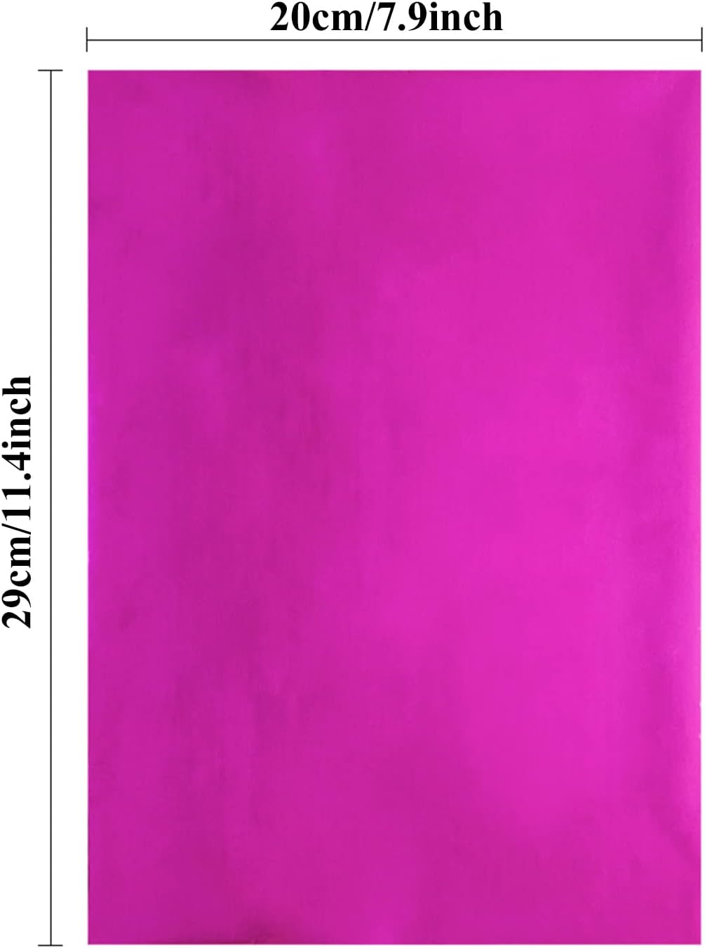 Briartw 20x29cm Hot Foil Paper 50 Sheets Pack Toner Reactive Foil Hot Stamping Foil Paper by Laser Printer and Laminator for Scrapbooking Craft Cardmaking DIY Album (Plum, 100 Sheets)