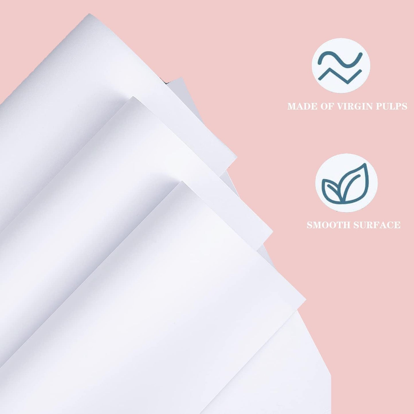 15”x 20”Kraft Paper Sheets Bulk White Paper, Large Craft Paper for Arts, Drawing, DIY Projects, White Wrapping for Gift Shipping Packaging 200 Sheets