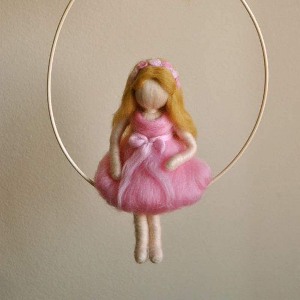 3.53oz Wool Roving Yarn, Fiber Roving Wool Top, Needle Felting Supplies, Pure Wools, Chunky Yarn, Spinning Wools for Needle Felting Wet DIY Hand Spinning (Antique Pink)