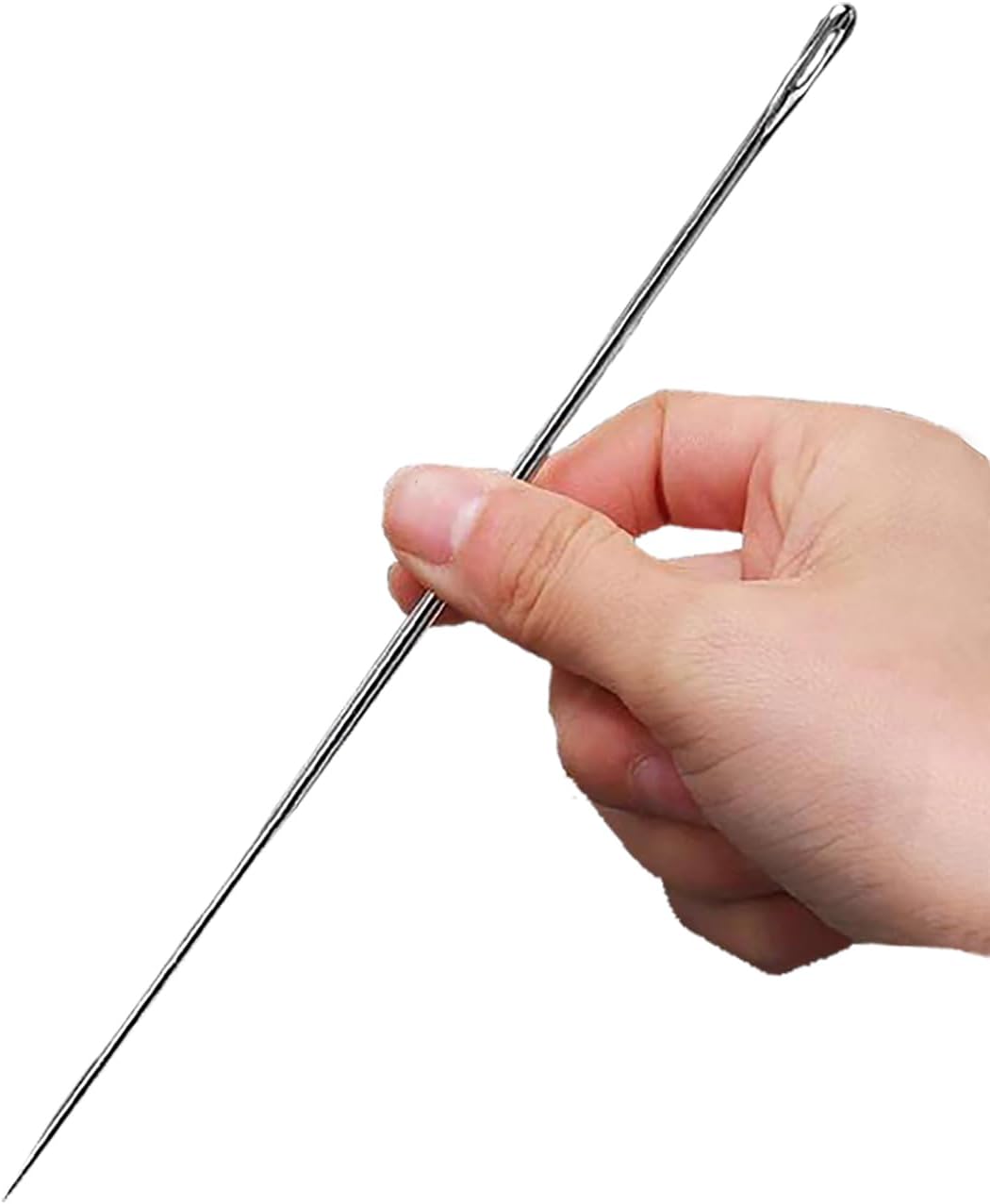 6" Professional Upholstery Needle 15cm length 3mm thickness, Big Eye Hand Sewing Needles for Stitching and Crafting Projects