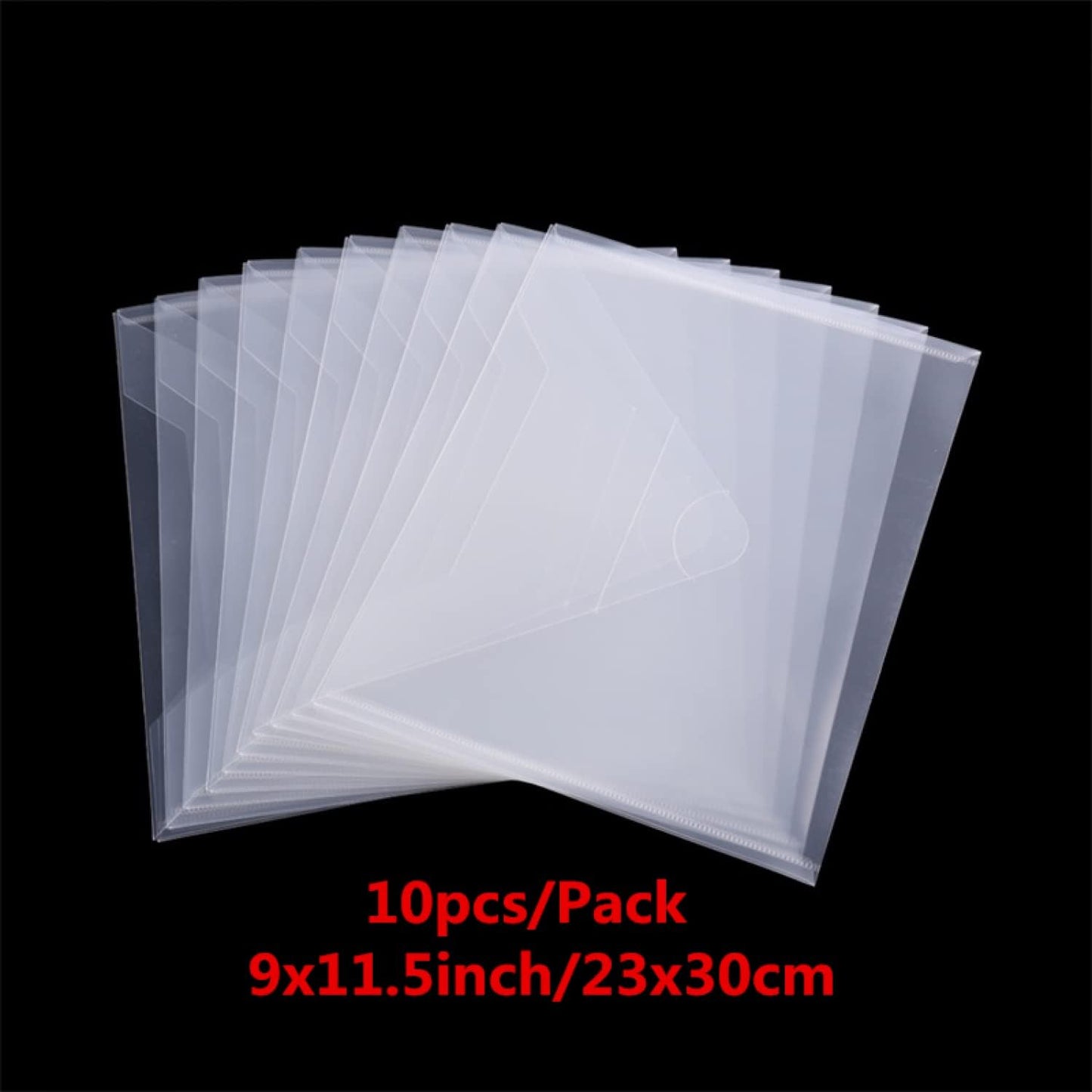 20 Pcs Large 11.5"X9" Stamp & Die Storage Pockets Resealable Clear Plastic Seal Bags Storagefor Cutting Dies Stencil Album Stamp Crafts for DIY Scrapbooking Paper Card Craft Cutting Dies Storage