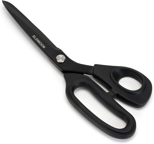 10" Scissors All Purpose, Heavy Duty Premium Stainless Steel Tailor Scissors, Comfort Grip Handles for Fabric, Leather, Sewing & Crafting