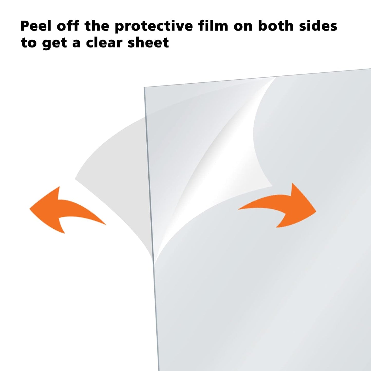 Egofine Plexiglass Sheets Acrylic Sheets 6 Pack of 8.5x11’’ 0.04 Thick Clear Plastic Cast Transparent Plexi Glass for Crafting Projects, Replacement Picture Frame Glass, DIY Display, Easy to Cut