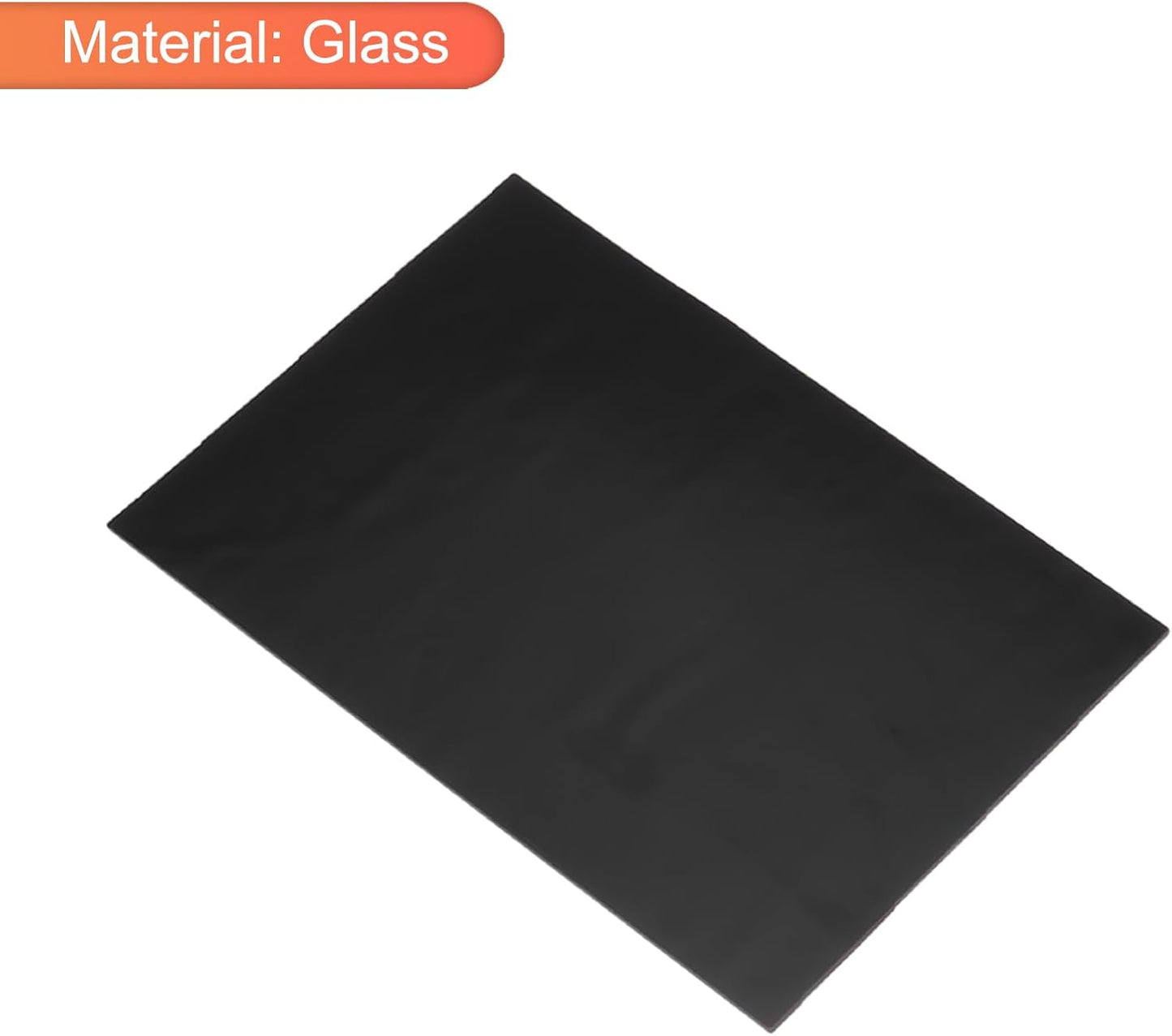 MECCANIXITY 2 Pcs Stained Glass Sheet Mosaic Tile 7.9 Inch x 5.9 Inch Black Stained Glass Sheets for Crafts DIY Art Project