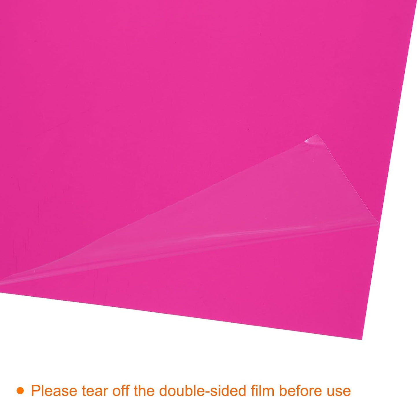 uxcell 4Pcs A4 Gel Light Lighting Filter Overlay Transparent Color Correction Plastic Vinyl PVC Sheets Photography Television Pink,0.2mm