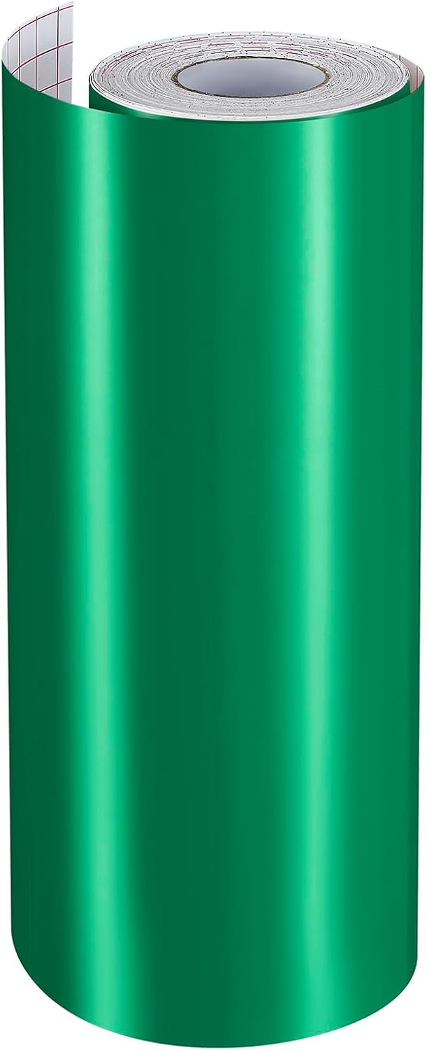 Ant Smart Adhesive Permanent Vinyl Compatible with Cricut Explore and Maker Series Without Cutting Mats, Create DIY Projects, Decals, Stickers & More (Green, 13inch x 100ft)
