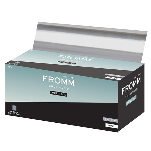 Fromm Color Studio Silver Aluminum Foil Roll for Hair Highlighting and Coloring, 5" x 250 Feet, Cut to Any Length, Hair Stylist Essentials