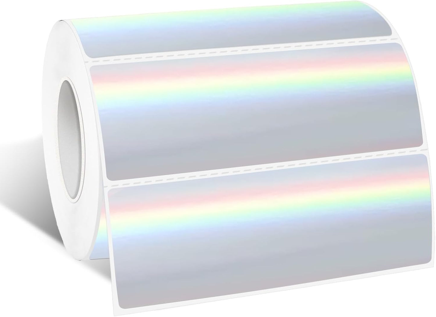 1" x 3" Holographic Thermal Label Stickers,Printable Rainbow Glitter Thermal Printer Sticker Labels for Gift Wrapping, Self-Adhesive Name Price Tag DIY Custom Logo Design (500 pcs)