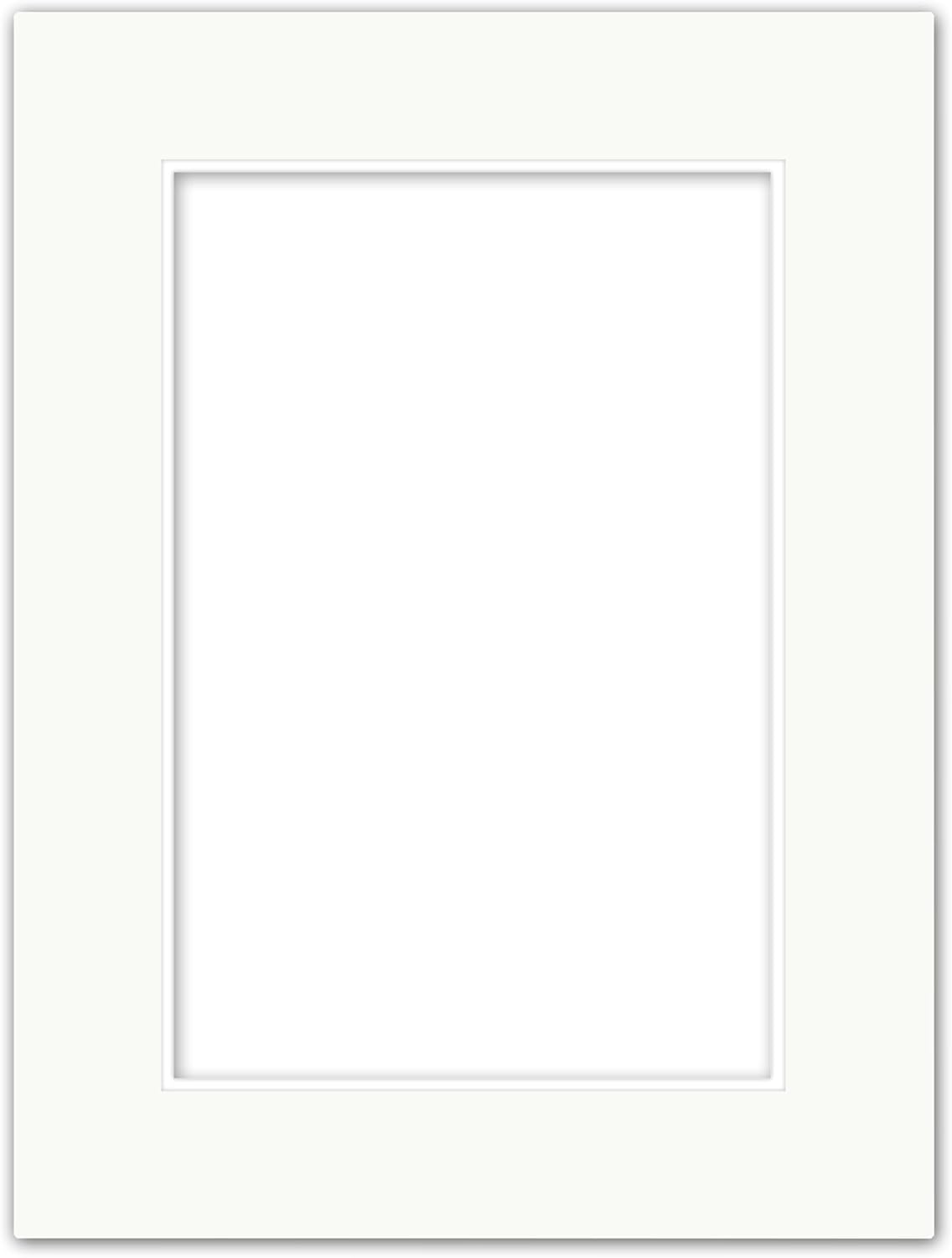Poster Master Warm White Matboard – 4-Ply Acid-Free Picture Mat Board with 45° Beveled Cut, Made in USA, Custom Cut to Any Size, 1/16" Thickness for Framing & Displays