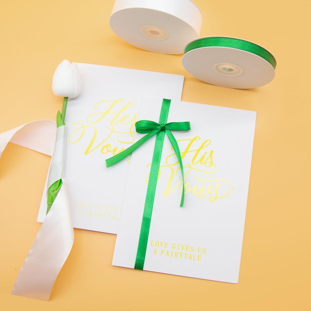 1-1/2" x 50 Yards Satin Ribbon - Ivory Silk Ribbon with Spool - Ideal for Gift Wrapping, Floral Bouquets, Crafts, Wedding Party Decorations, Christmas and Sewing Projects