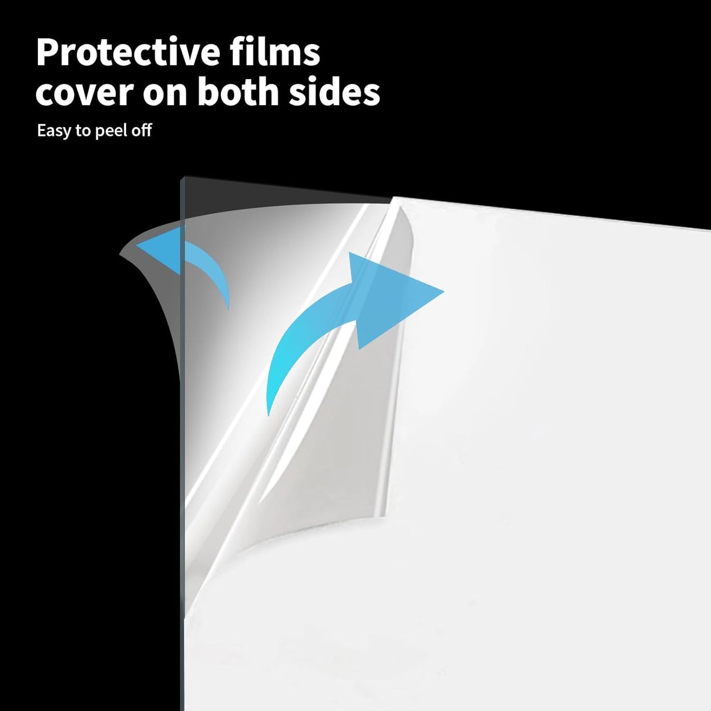 Art3d 5-Pack of 29×59" PET/Plexiglass Sheets, Transparent Clear Flexible Plastic Sheet Panels for Craft, Picture Frames, Sign Blank, DIY Display Project