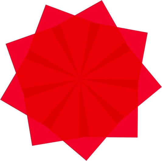 Lystaii 9pcs Lighting Gel Filter 11.8 x 11.8 Inches Gel Light Filter Color Correction Colored Overlays Transparent Color Filters Film Plastic Sheets for Film, Video, Photo, Stage Studio (Red)