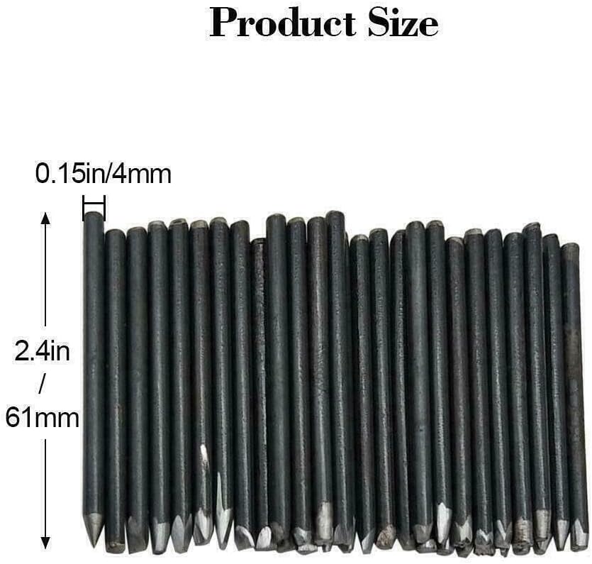 36Pcs Mixed Size Metal Jewelry Making Stamping Punch Kit P0J1 Set Flower S8G6