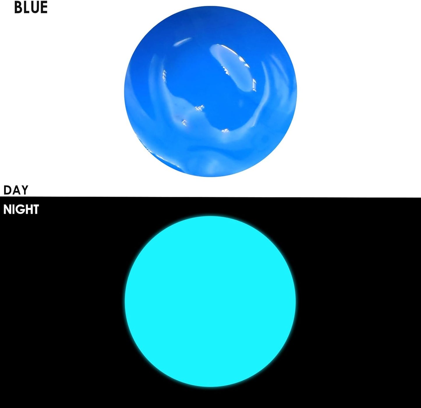 Artecho Glow in the Dark Paint, Neon Blue Paint (120ml / 4.05oz) Tubes, Art Craft Paints for Canvas, Rock, Stone, Wood, Fabric, Art Supplies