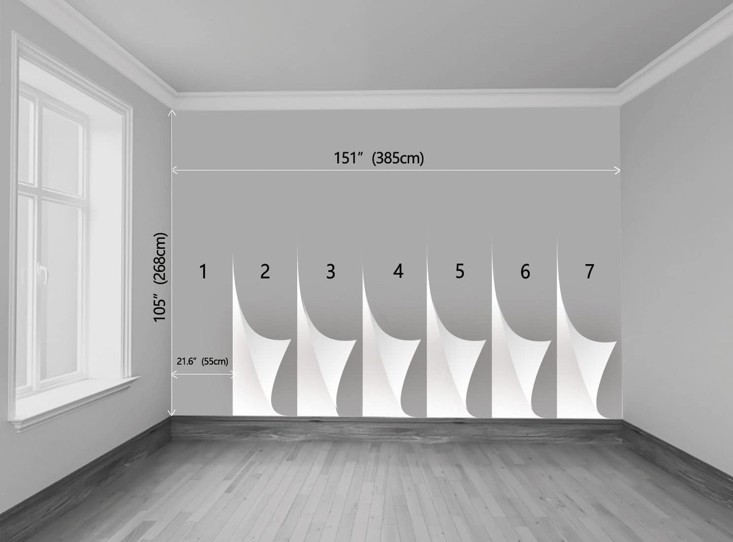 Wall Murals Full of Romantic Leaves and Flower Wallpaper for Bedroom, Living Room and Office Decoration