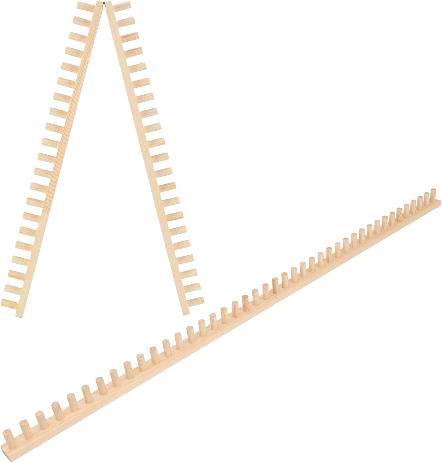 QWM 72“ Chunky Blankets Loom Knitting Looms Long Installation Free and Adjustable Foldable Portable Extra Loom Large 38,48,60, 72,84,96 Inch