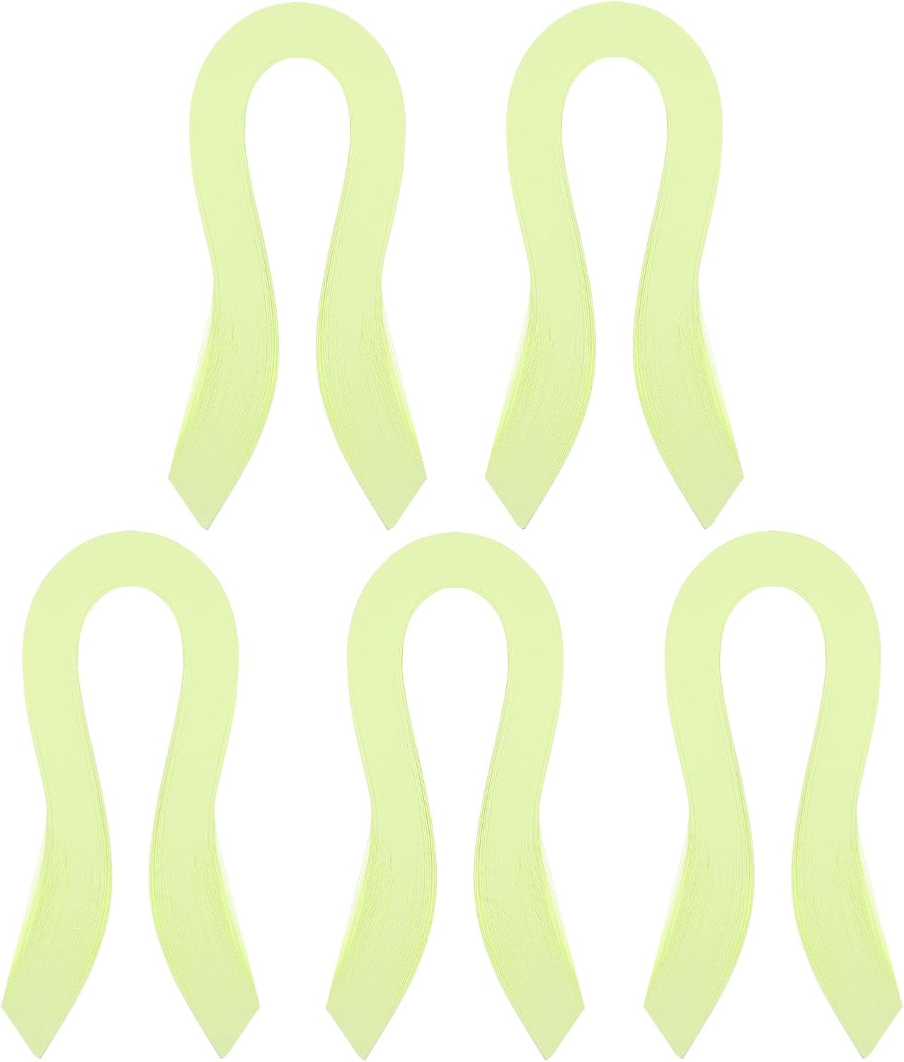 PATIKIL Quilling Strips Paper 600pcs 1.5mm 39cm Origami Paper Quilling Kits for Art DIY Hand Craft Christmas, Light Green