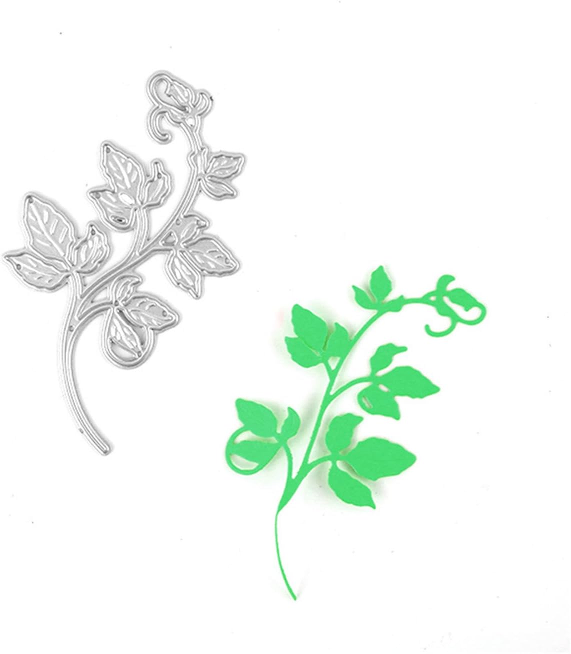 Cutting Dies Metal Stencils Scrapbooking Tools Flowers Lace Frame DIY Embossing Template for Paper Card Making Album Arts Crafts Supplies (A Flower Vine-8.8x5cm)