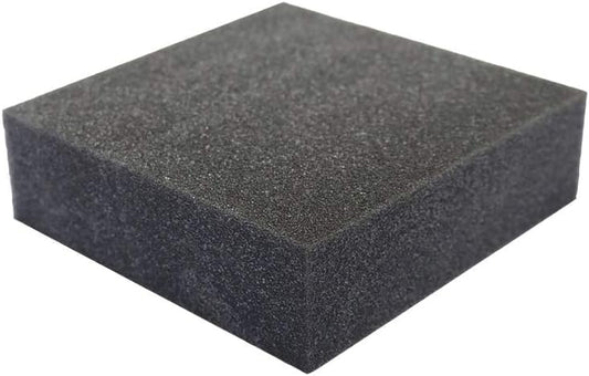 FoamRush 12" x 24" x 24" Charcoal High Density Upholstery Foam Cushion (Upholstery Sheet, Foam Padding, Seat Replacement, Chair Cushion Replacement, Square Foam, Wheelchair Seat Cushion) Made in USA