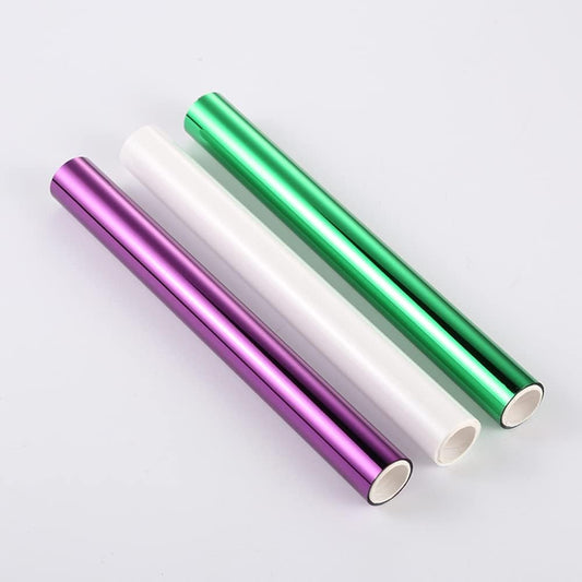 Foil Paper for Crafts Rolls 5Meters Toner Reactive Foil Roll for Scrapbooking Crafting Cardstock Decor Hot Stamping Holographic Heat Transfer DIY Crafts Accessories Foil by Laser Printer and Laminator