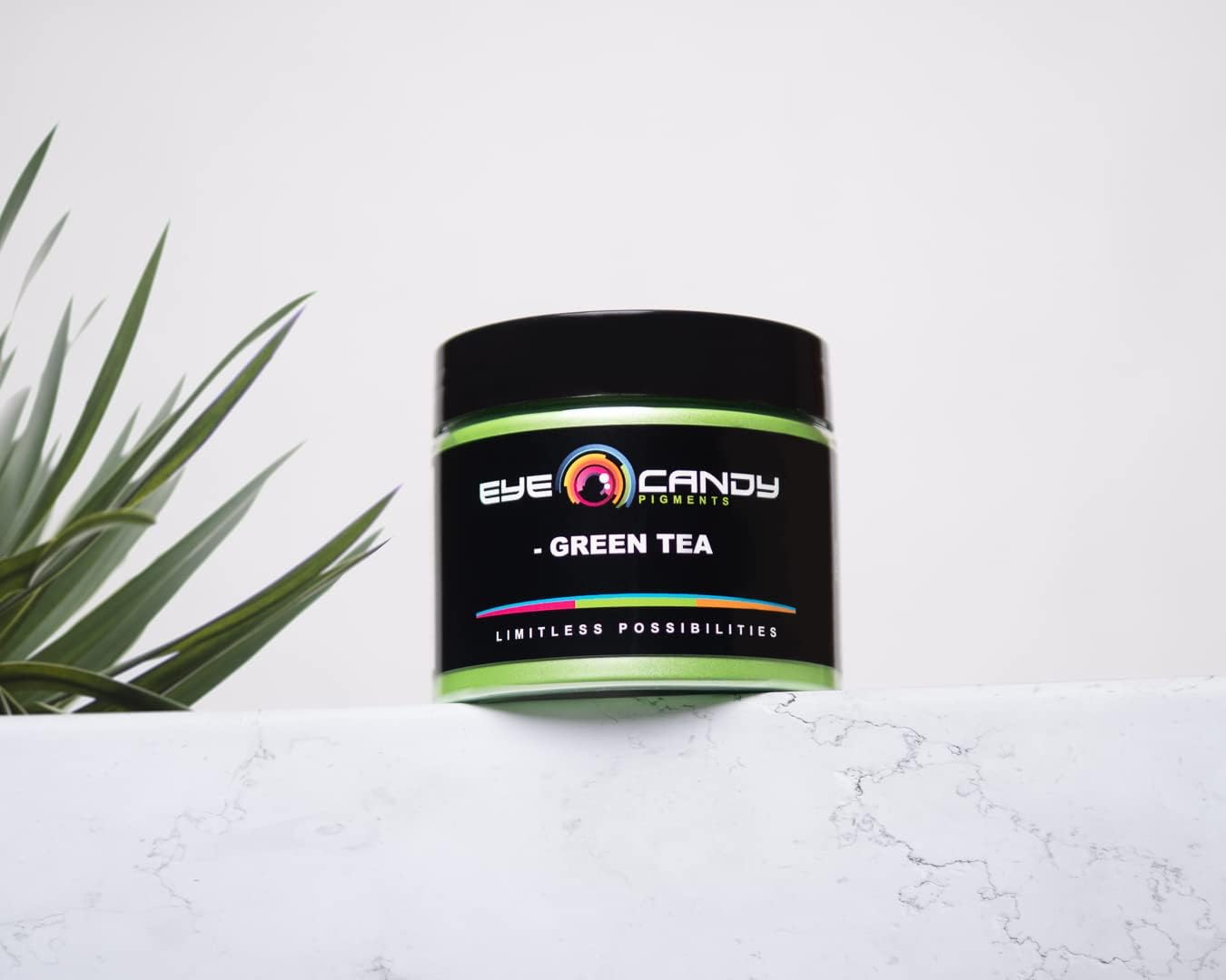 Eye Candy Pigments Premium Green Mica Powder - Green Tea (50gr) - for Epoxy, Resin, Soap, Paint, Woodworking, Acrylic Pouring, Bath Bombs, Fishing Lures - DIY Arts and Crafts Additive