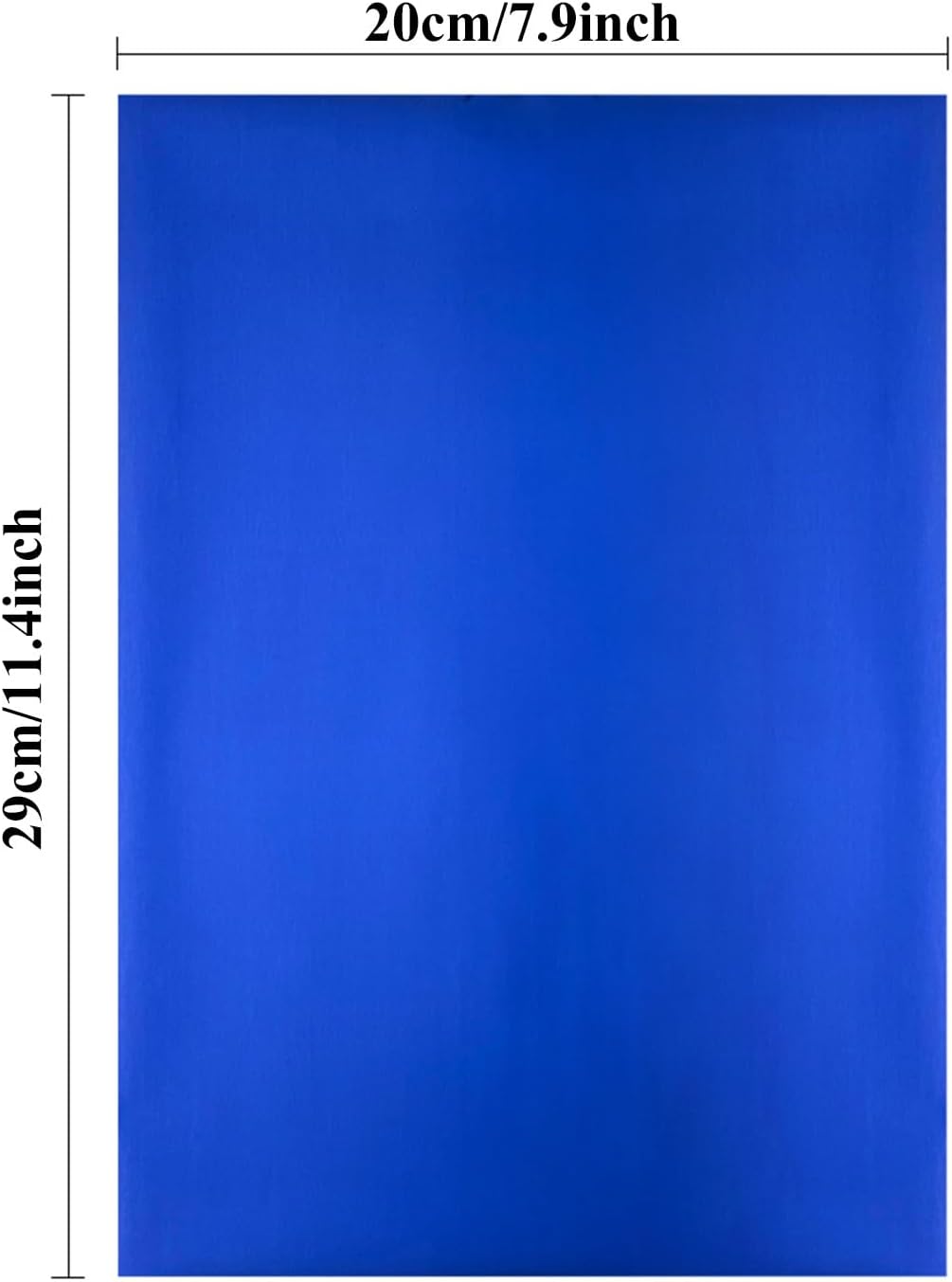 Briartw 20x29cm Hot Foil Paper 50 Sheets Pack Toner Reactive Foil Hot Stamping Foil Paper by Laser Printer and Laminator for Scrapbooking Craft Cardmaking DIY Album (Royal Blue, 50 Sheets)