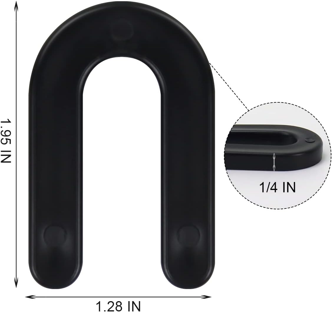 DGSL Tile Leveling System Tile Spacers 1/4 Inch, 300 pieces Horseshoe Shim U Shape Plastic Tile Leveling Clips for Various Types of Tile Leveling