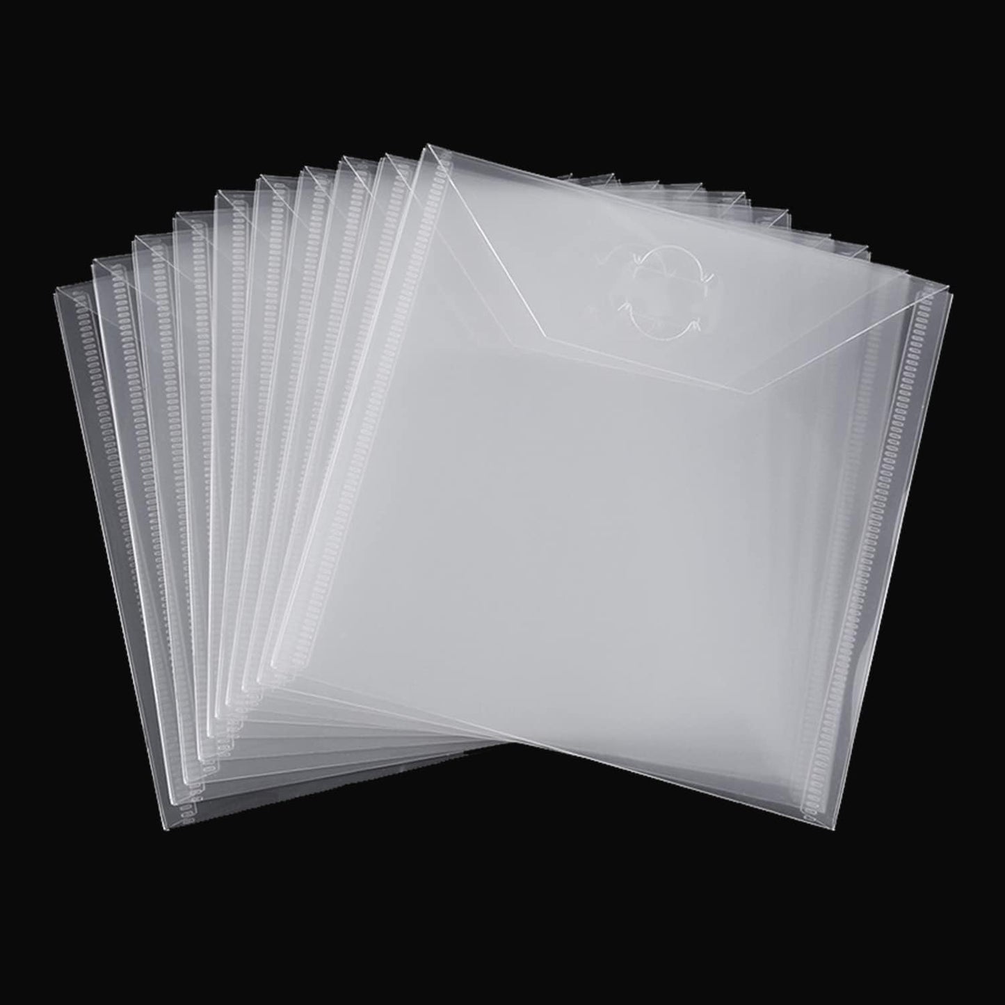 20 Pcs 6.4x6.4 Stamp & Die Storage Pockets Resealable Clear Plastic Seal Bags Storage Case for Cutting Dies Stencil Album Stamp Crafts DIY Scrap Booking Paper Card Craft Cutting Dies Card Making