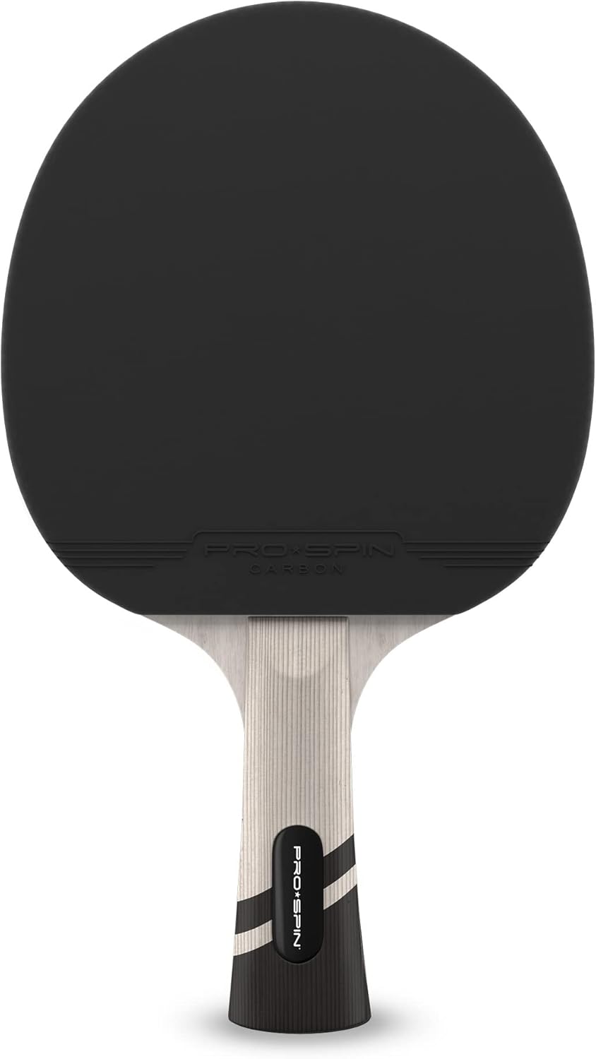 PRO SPIN Ping Pong Paddles - Professional Level Table Tennis Rackets with Carbon Fiber for Superior Control | 7-Ply Blade, Premium Rubber, 2.0mm Sponge | Includes Protector Case