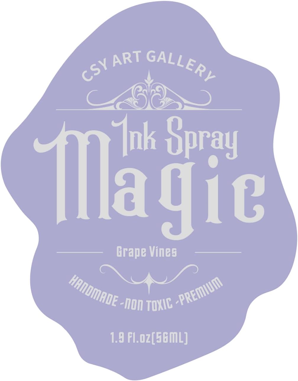 CSY Art Gallery Mixed Media Magic Oxide Ink Art Spray -1.9 oz Acrylic Paint Water-Based and Light Fast Painting Spary Set (Grape Vines)