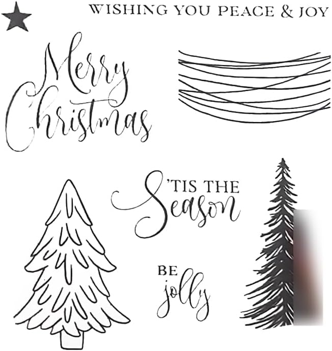 2025-2026 Stamps and Dies for Card Making, Stamps and Dies Set 2025 for Christmas and Halloween, Die Cut DIY Various Festivals Album Scrapbooking Birthdays Greeting Card (M4296)