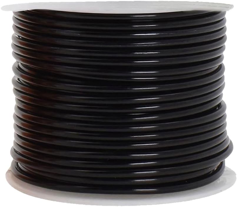 Mandala Crafts 10 Gauge Anodized Aluminum Craft Wire for Jewelry Making - 128 FT Colored Flexible Neutral Wire - Bendable for Bonsai Armature Crafting Sculpting