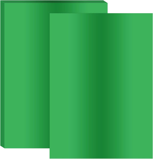 PATIKIL 11.7x8.3" Hot Stamping Foil Paper Sheet, 20 Sheets A4 Heat Transfer Hot Stamping Paper Foil for Leather DIY Logo Decor Craft Gift Package Scrapbook Card, Green