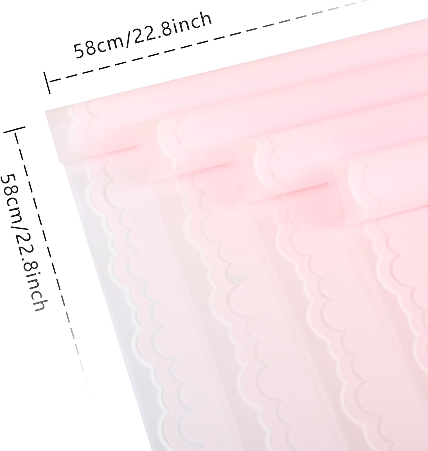 FUHITIM 20 Sheets Flower Wrapping Paper - Waterproof Floral Bouquet Wrapping Paper, Florist Supplies Packaging Paper for Wedding Birthday Gift DIY Crafts (Pink)