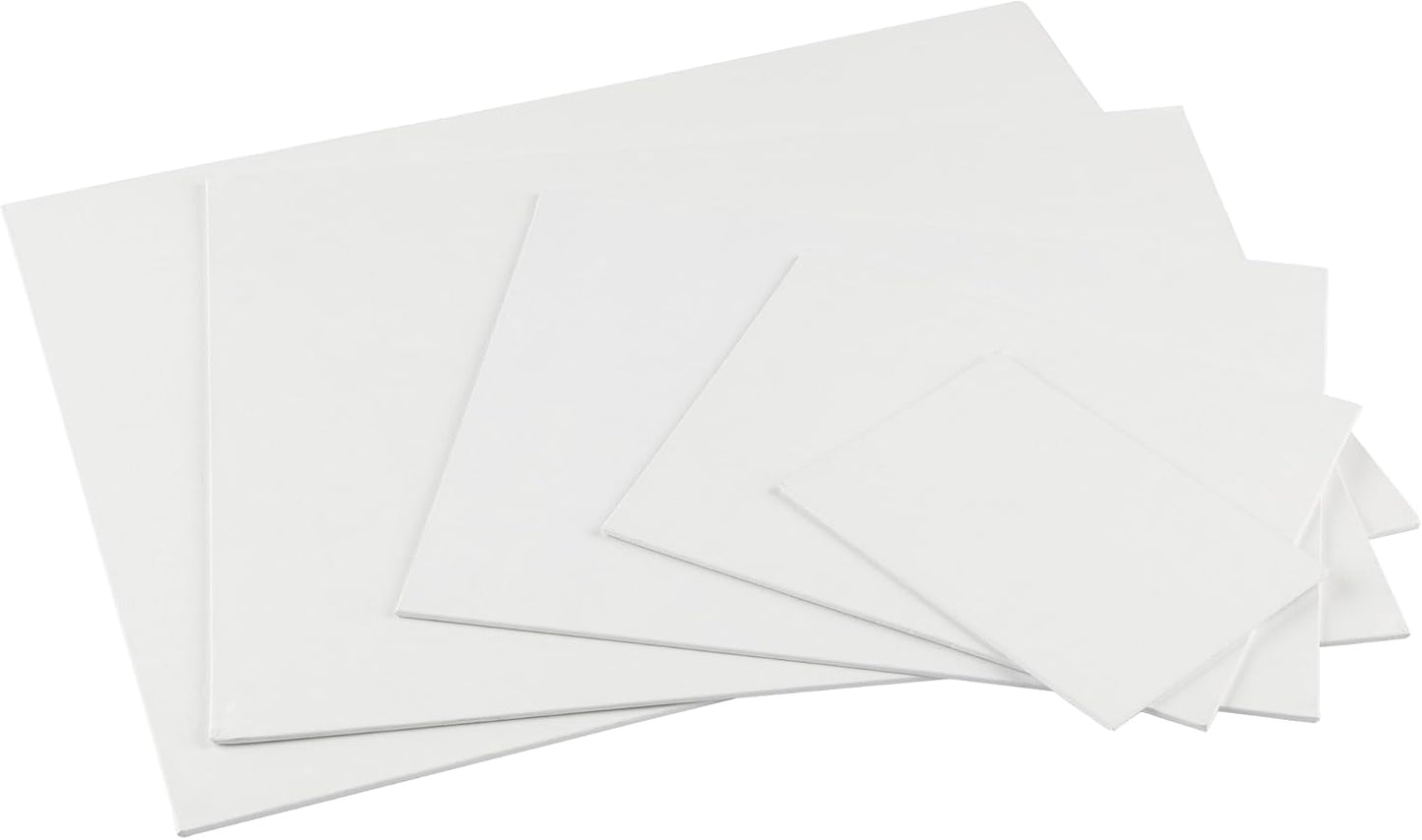 Centurion All-Media Primed Linen Panels - 12x12 3 Pack - 11oz Universal Primed Canvas Boards for Painting, Mounted on MDF Wood, Non-Warping, Ideal for Artists, Professionals, and Painters