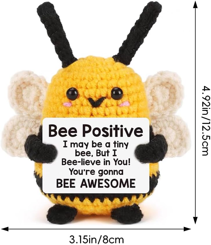 Bee Pin Cushion, Handmade Knitted Pincushions, Cute Pin Cushions Needle Holders for Sewing Quilting Accessory, DIY Crafts or Patchwork Decor