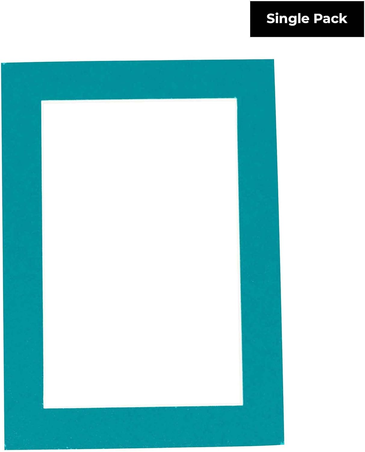 11x14 Mat for 8.5x11 Photo - Precut Teal Blue Picture Matboard for Frames Measuring 11 x 14 Inches - Bevel Cut Matte to Display Art Measuring 8.5 x 11 Inches - Acid Free ONE MAT