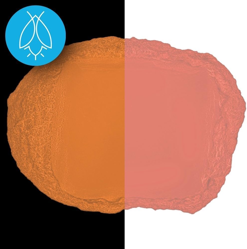 Glow in The Dark Pigment Powder - Neutral and Fluorescent Color for Art Painting, Fine Art, Nail Art Paint, and DIY Crafts - Long Lasting, 10+ Color Options - Fluorescent Red - (120 Grams/4 Ounces)