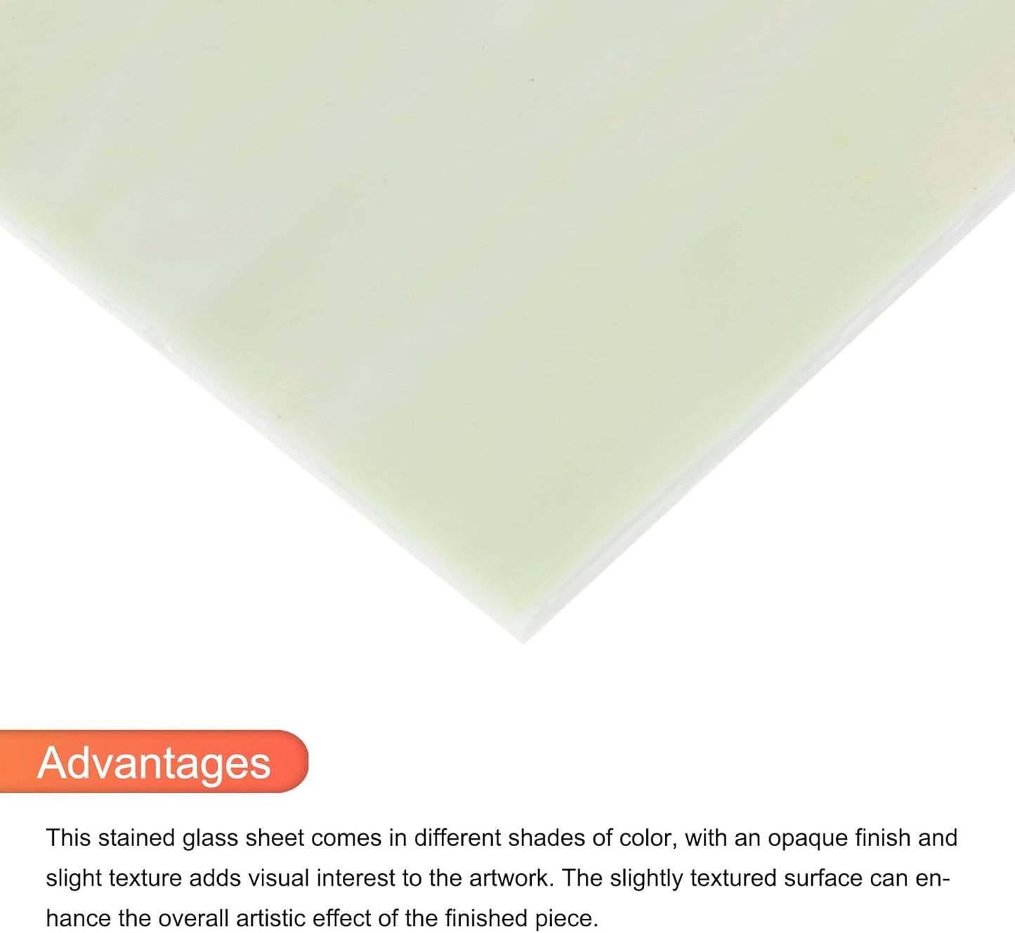 MECCANIXITY 2 Pcs Stained Glass Sheet Mosaic Tile 7.9 Inch x 5.9 Inch Rose Red Stained Glass Sheets for Crafts DIY Art Project