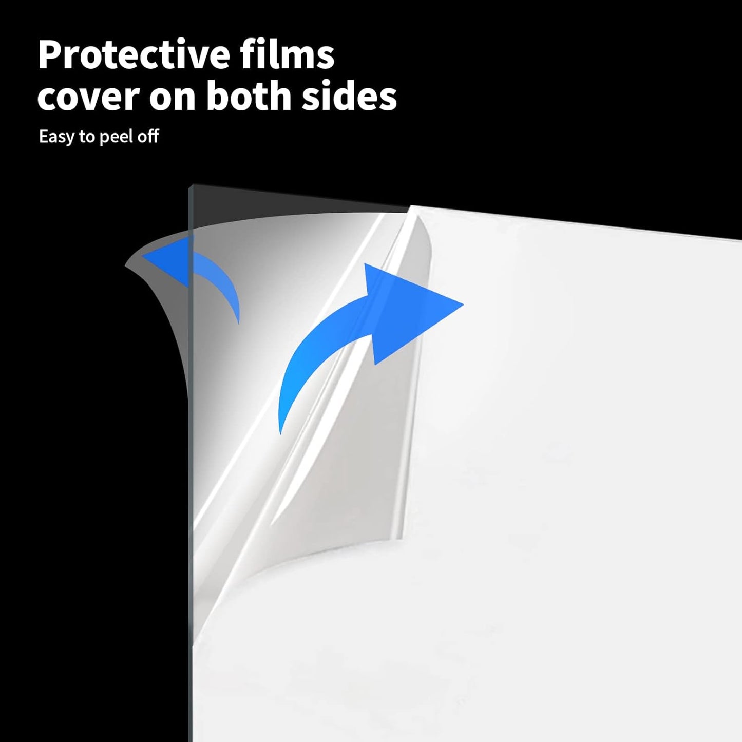 Art3d (2 Pack) 1/8" Thick Plexiglass Sheets - 16" x 20" PET Clear Sheets for Art Design，Craft Projects, Signs, DIY in Home, Wedding, Festival,Party,Office