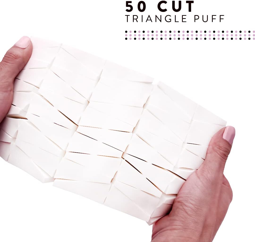 Artist's Choice Paint Sponge Wedges, for Art & Home Projects, Face Painting, Halloween and Pumpkins, Easy Texture Application & Even Coverage, Angled Foam Painting Tool, Latex Free, Pack of 100