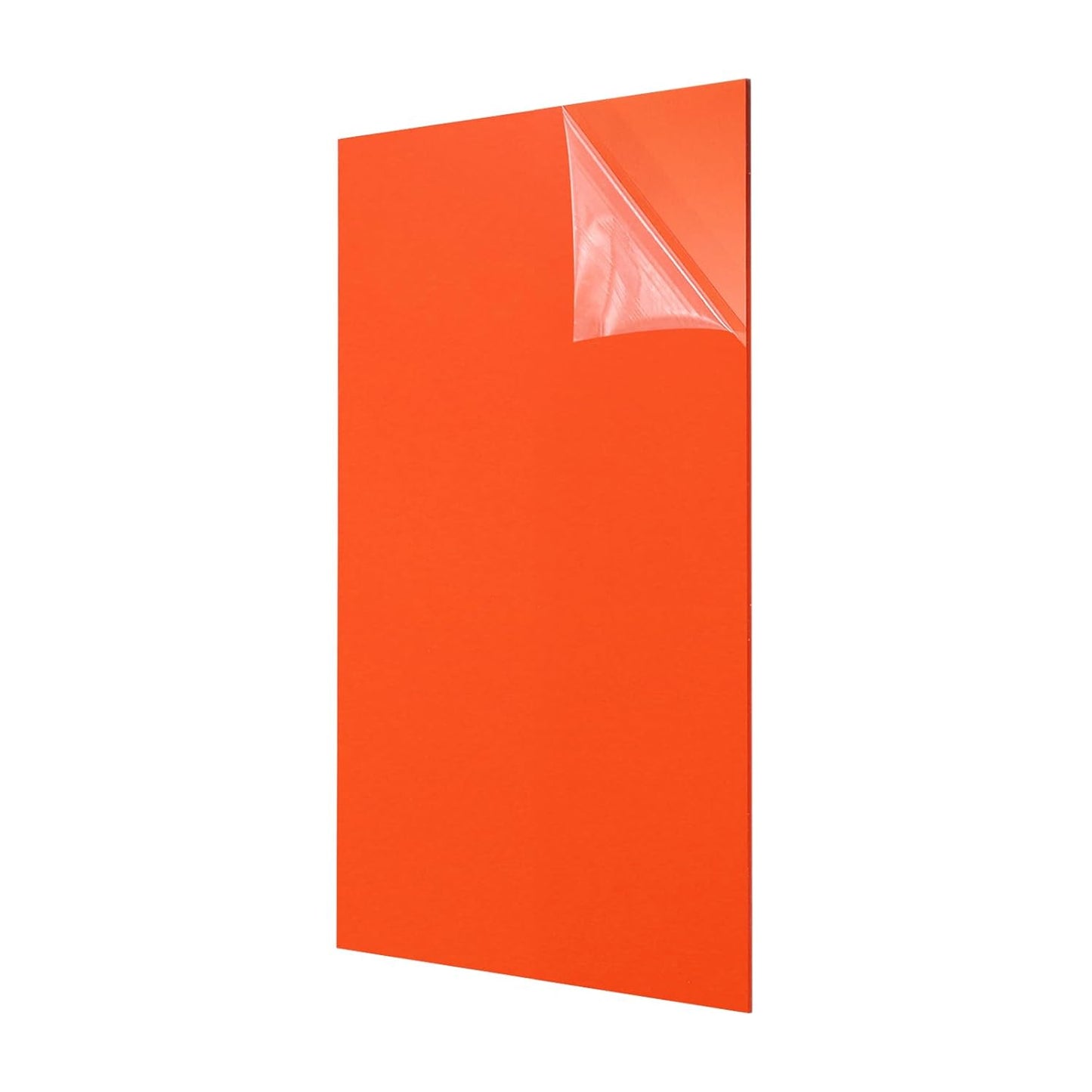 uxcell Acrylic Sheets 12x8 Inch Acrylic Panel 1/8 Inch-3mm Plastic Board for Picture Frames Sign Holders DIY Display Projects Craft, Orange