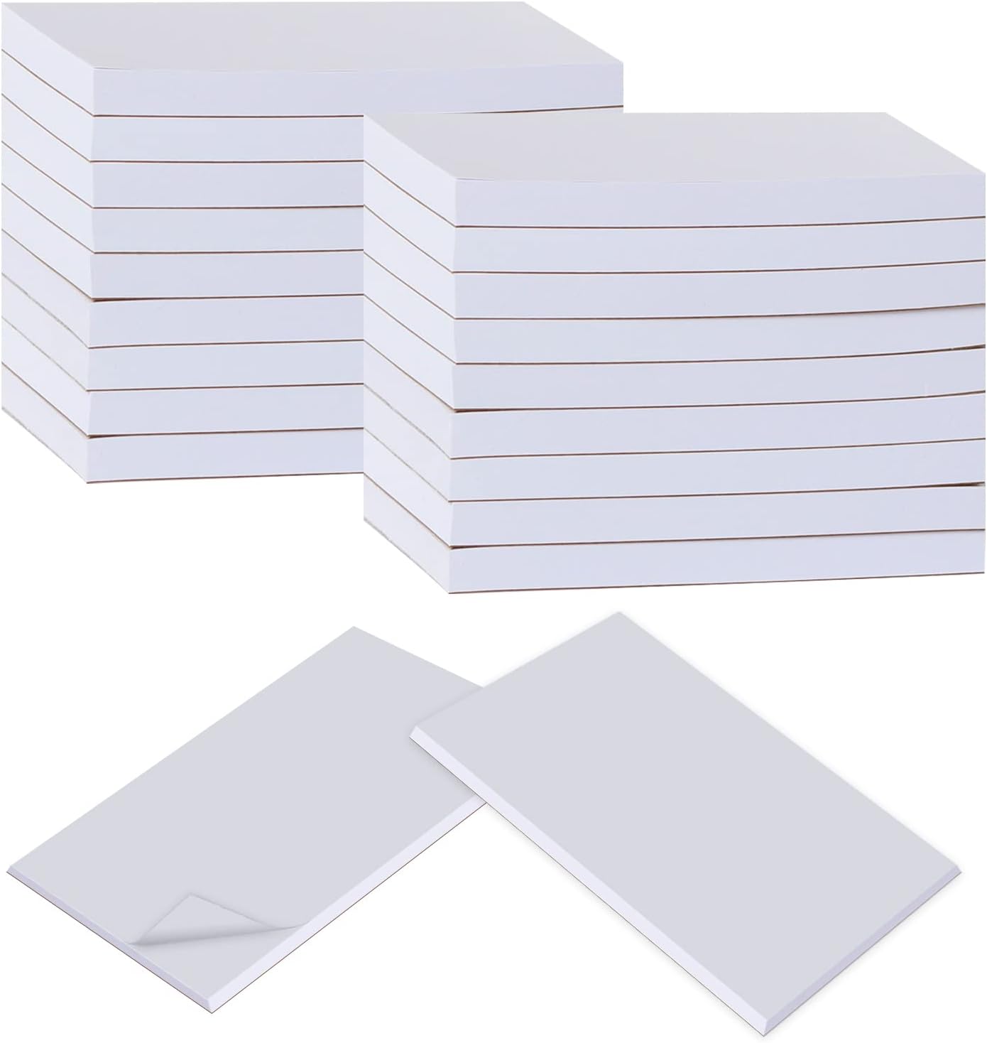 20 Pack Note Pads Memo Pads 3"x 5"- 100 Sheets Each Paper Notepads- Small Memo Scratch Pad Writing pads To Do Grocery List