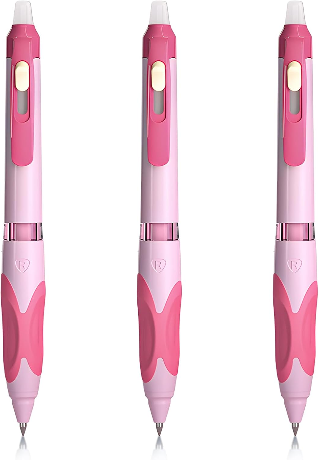 M&G 3 PCS Retractable Erasable Gel Pens, 0.5mm Black Ink Gel Pen, Fine Point Erasable Pen Make Mistakes Disappear, Premium Comfort Grip Note Taking and Crossword Puzzles