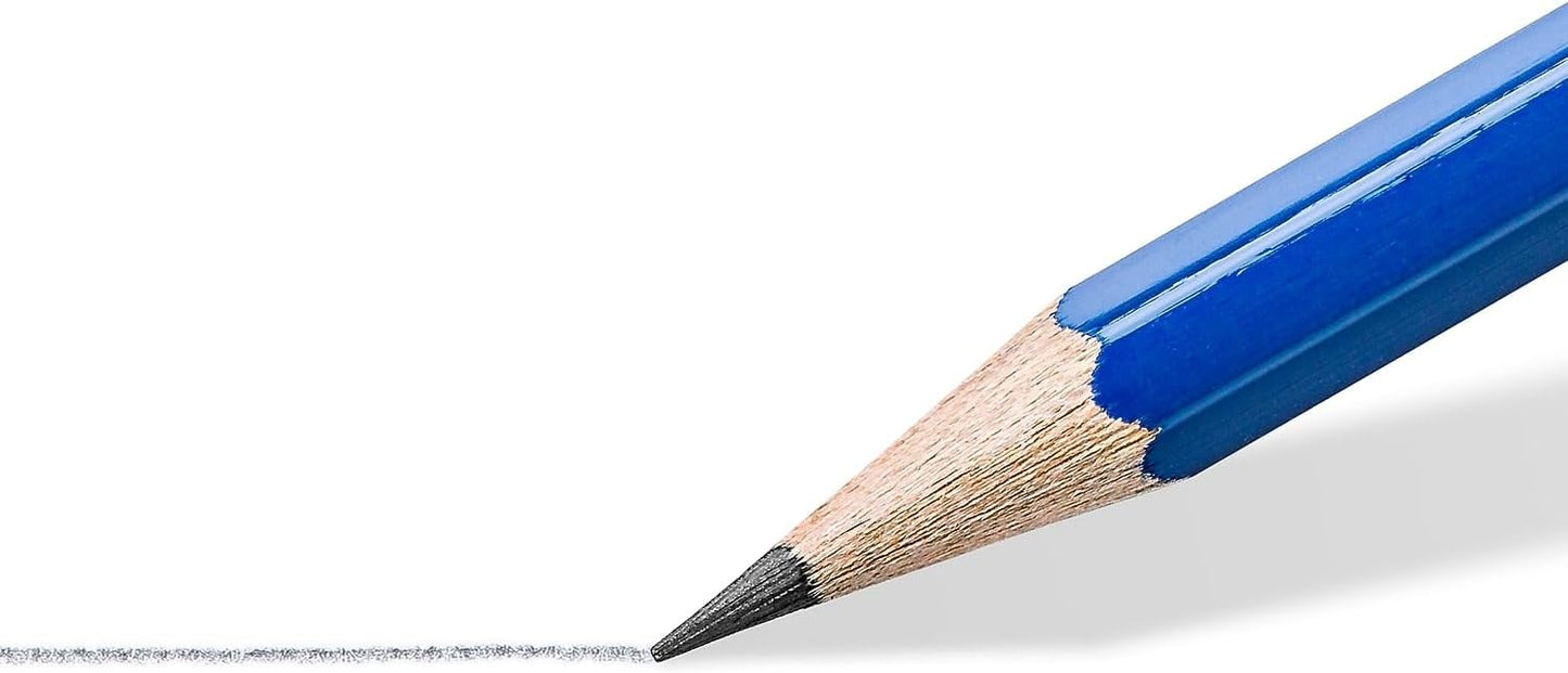 STAEDTLER Norica #2 HB Pencils Class Pack with Erasers, 500-Count School Supplies Set, Break-Resistant Lead, Pre-Sharpened Bulk Pack, PVC-Free Erasers